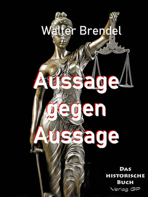 cover image of Aussage gegen Aussage